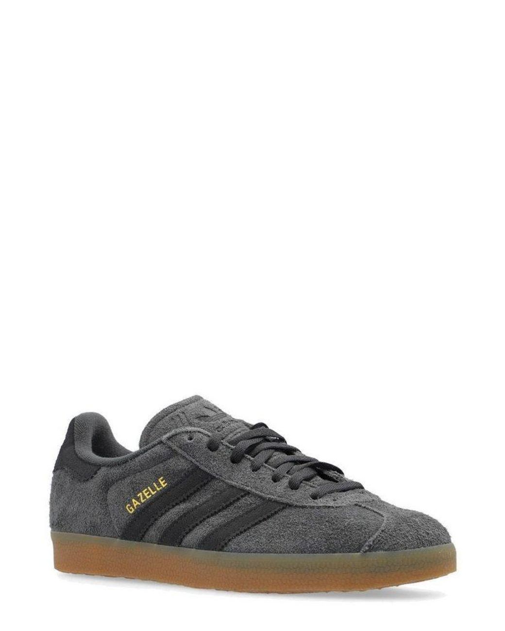 adidas Originals Gazelle Lace-up Sneakers in Black | Lyst
