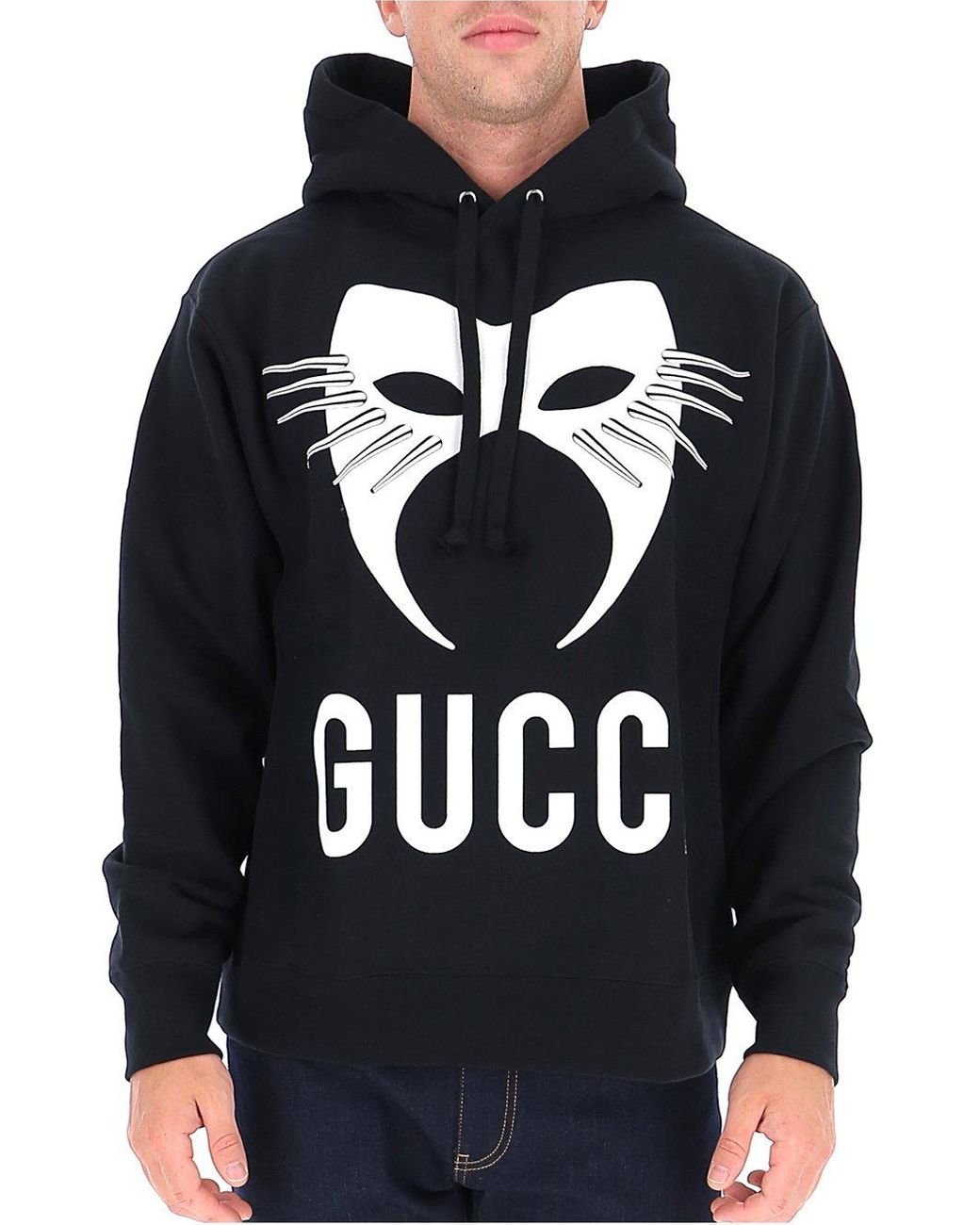 Gucci Mask Over The Head Hoodie in Black for Men Lyst