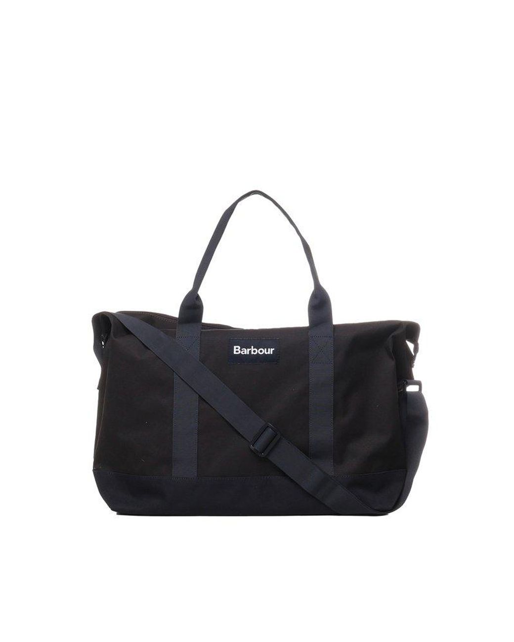 Barbour Logo Patch Detail Tote Bag in Black for Men Lyst UK