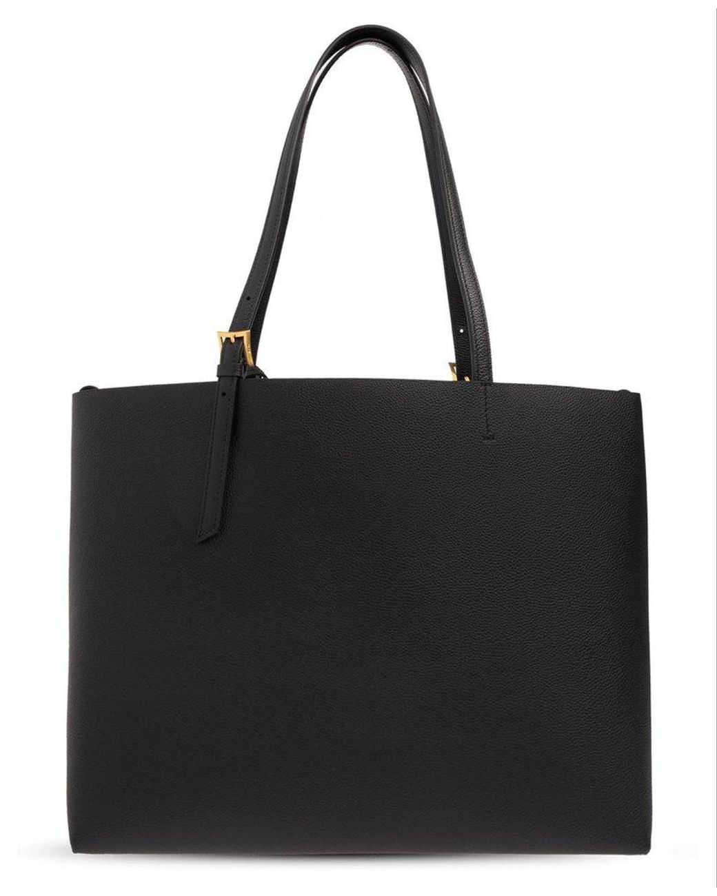 MCM Himmel Logo Debossed Medium Tote Bag in Black Lyst UK