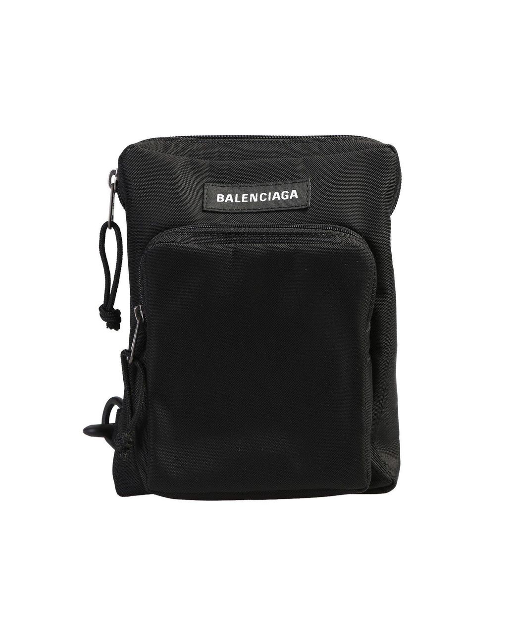 Balenciaga Explorer Crossbody Messenger Bag in Black for Men Lyst