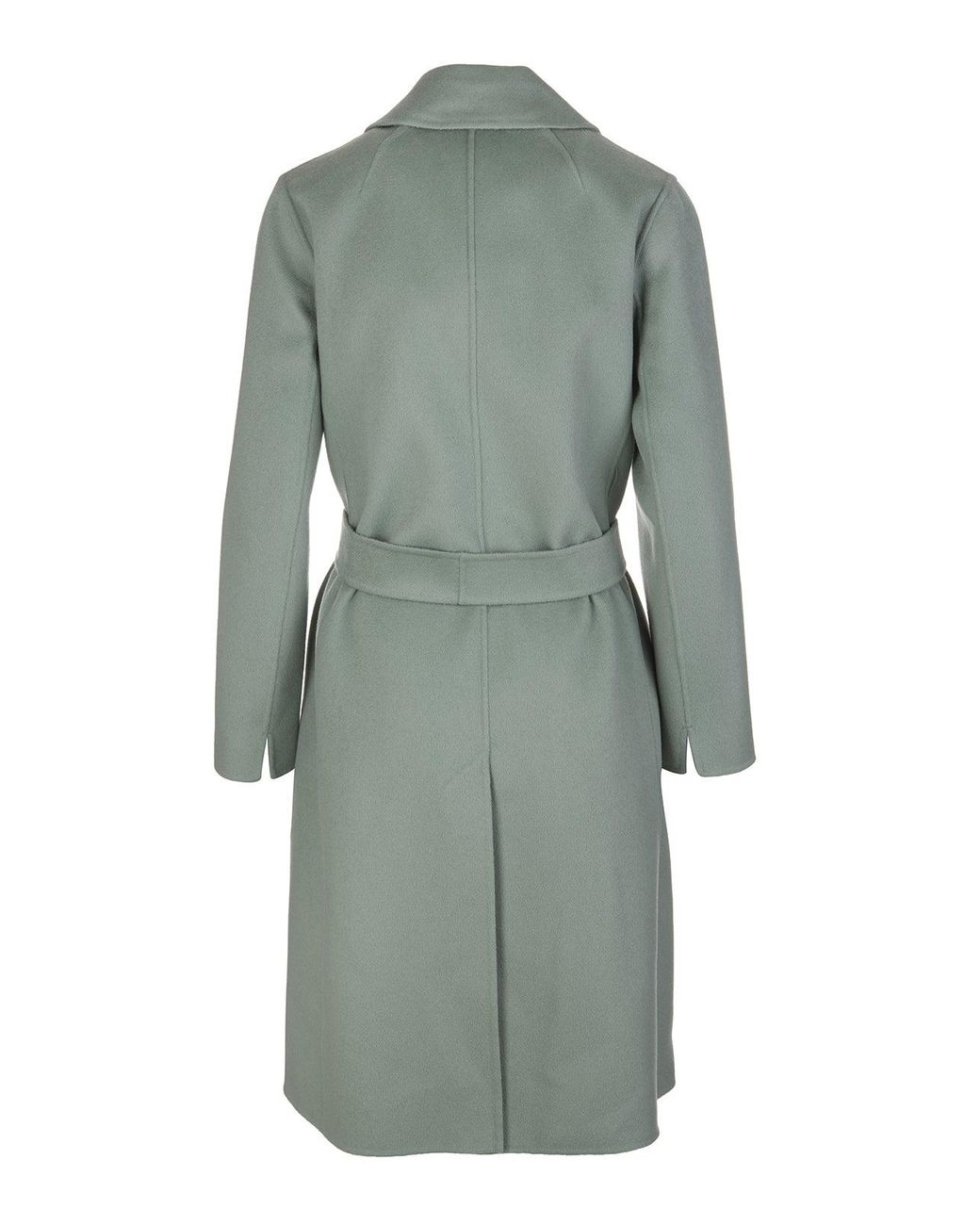 25SS new/Max Mara ジゼルダサテンラップコート Coat Green Women's Clothing - breasted coat - SchaferandweinerShops