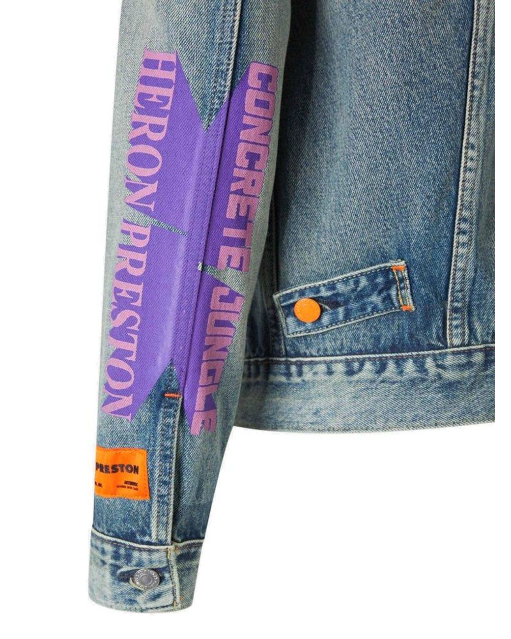Heron Preston X Levi's Trucker Jacket in Blue for Men | Lyst