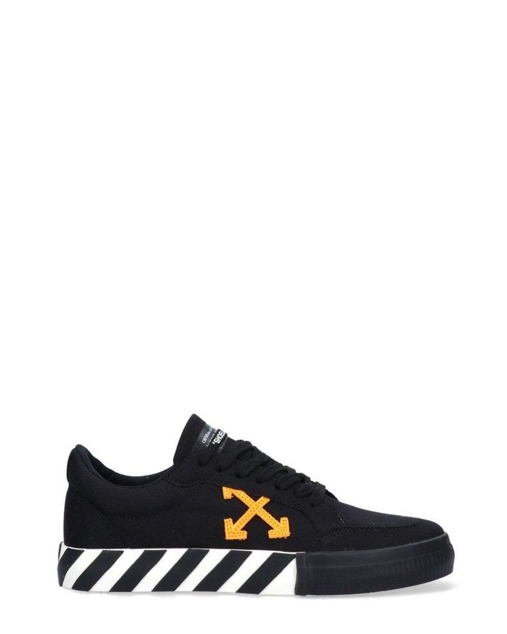 Off-White c/o Virgil Abloh Low Vulcanized Outlined Lace-up Sneakers in ...