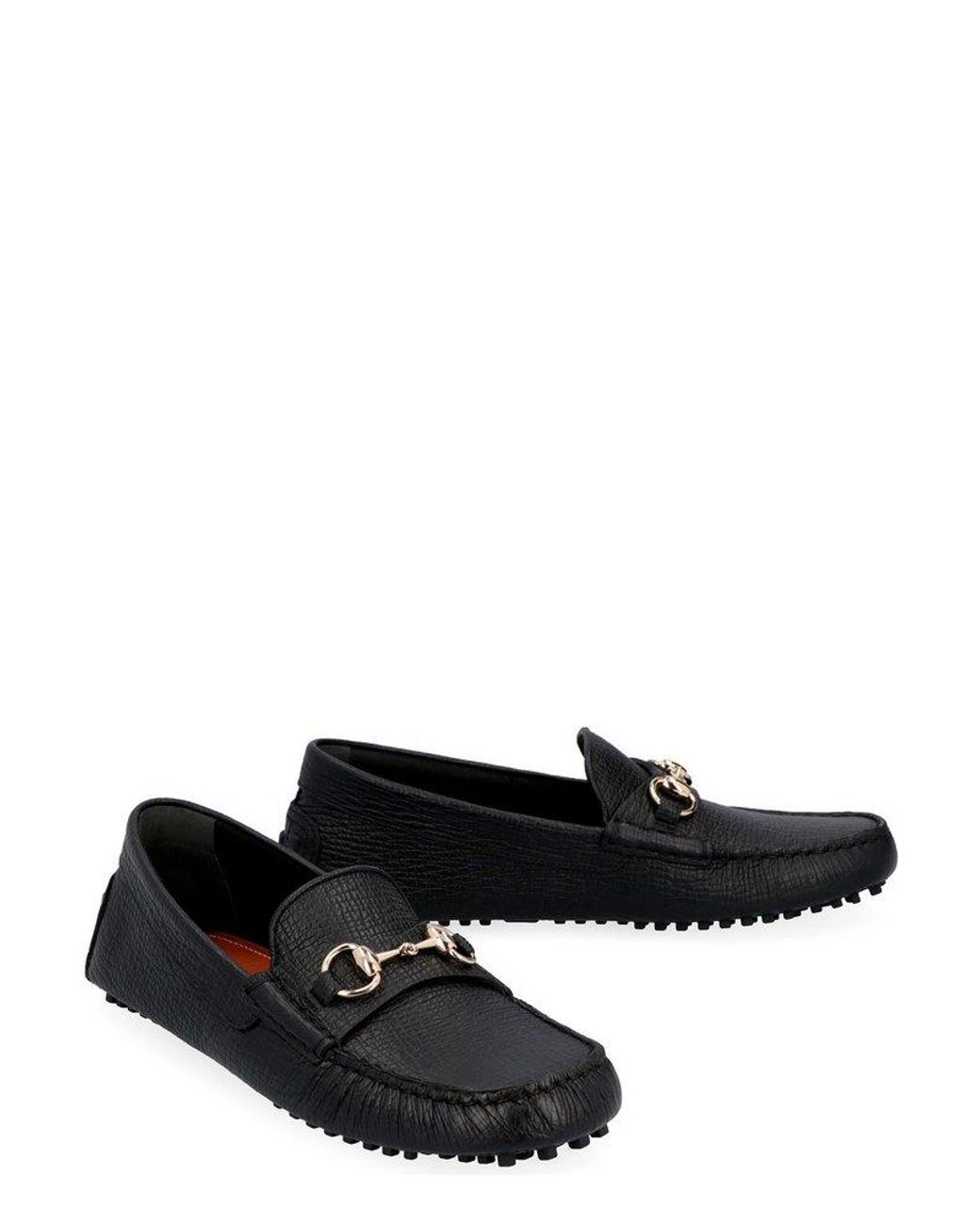 Gucci Horsebit Square-toe Loafers in Black for Men | Lyst Canada