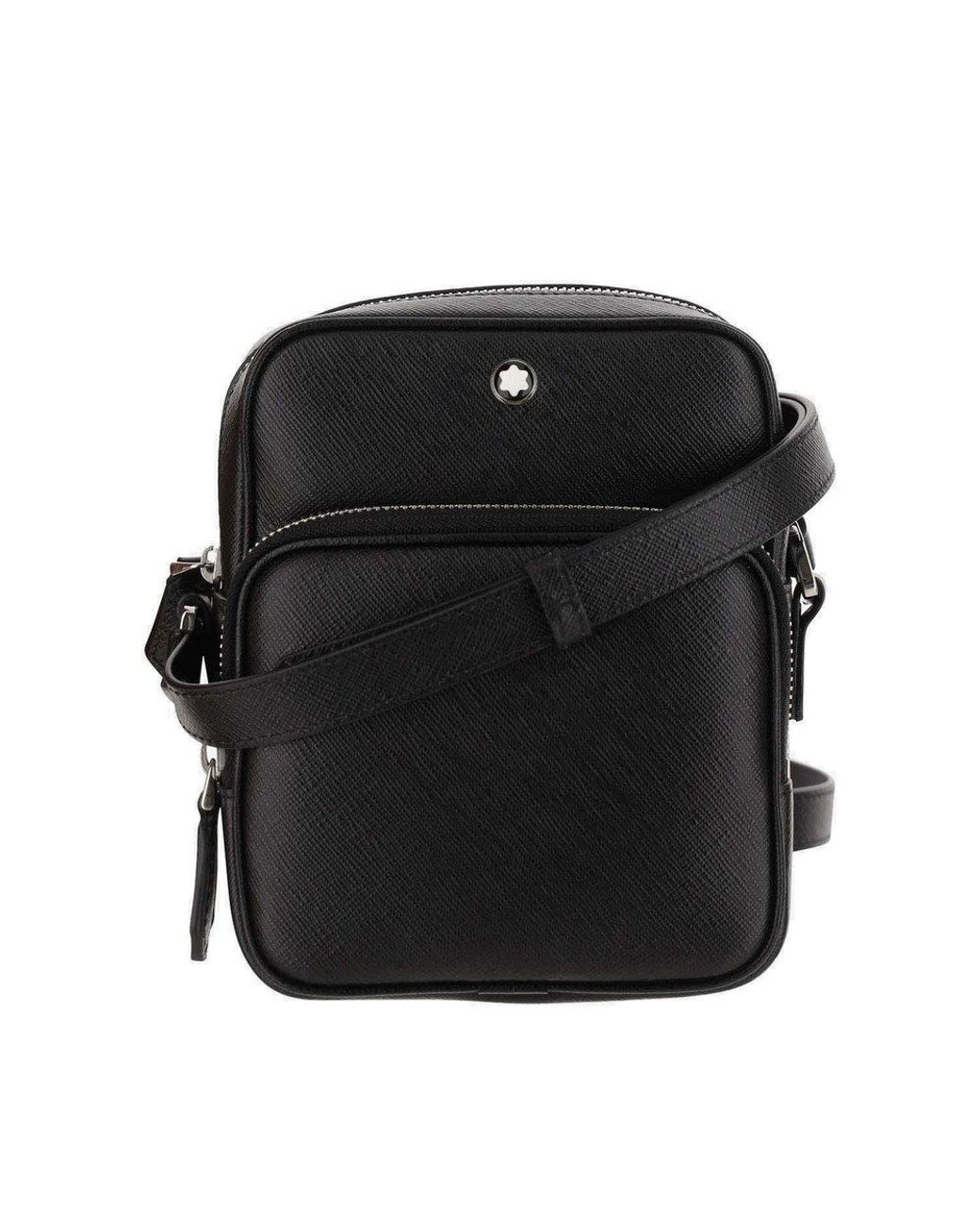 ショルダーバッグ MONTBLANC SARTORIAL TRIO MESSENGER BAG IN TEXTURED LEATHER Sartorial Trio Messenger - Luxury Cross bodies – Montblanc® DO