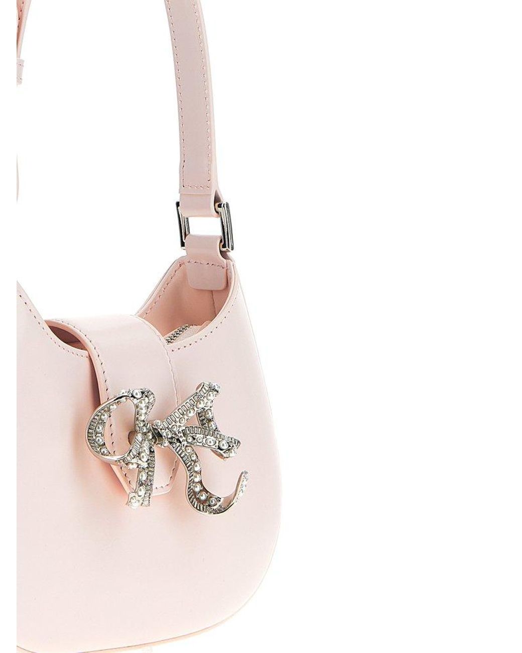 ショルダーバッグ・ポシェット Self Portrait MINI SUEDE BOW CHARM SHOULDER BAG Mini Handbags – self-portrait