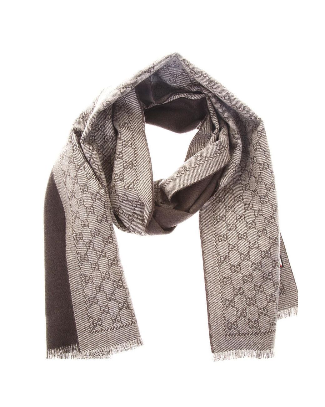 Gucci GG Reversible Scarf in Brown for Men