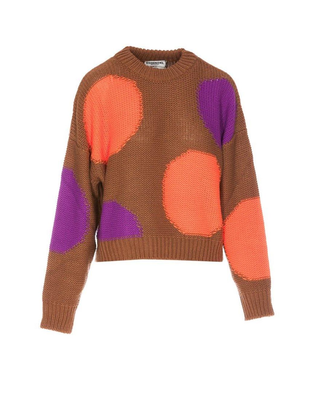 Essentiel Antwerp Scattered Circle Intarsia Knitted Jumper | Lyst