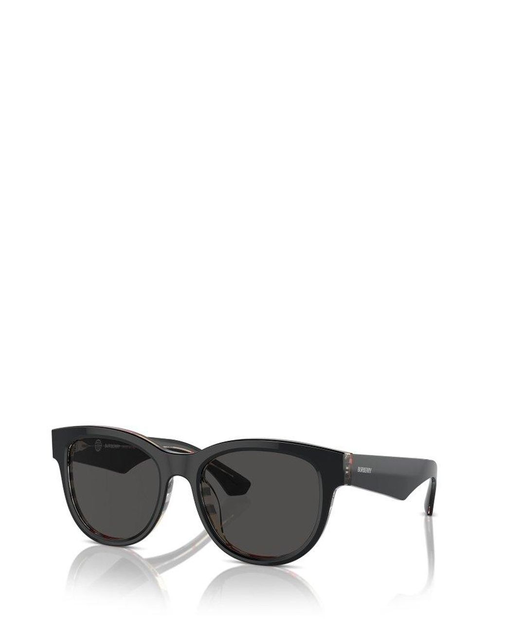 Burberry round frame sunglasses hotsell