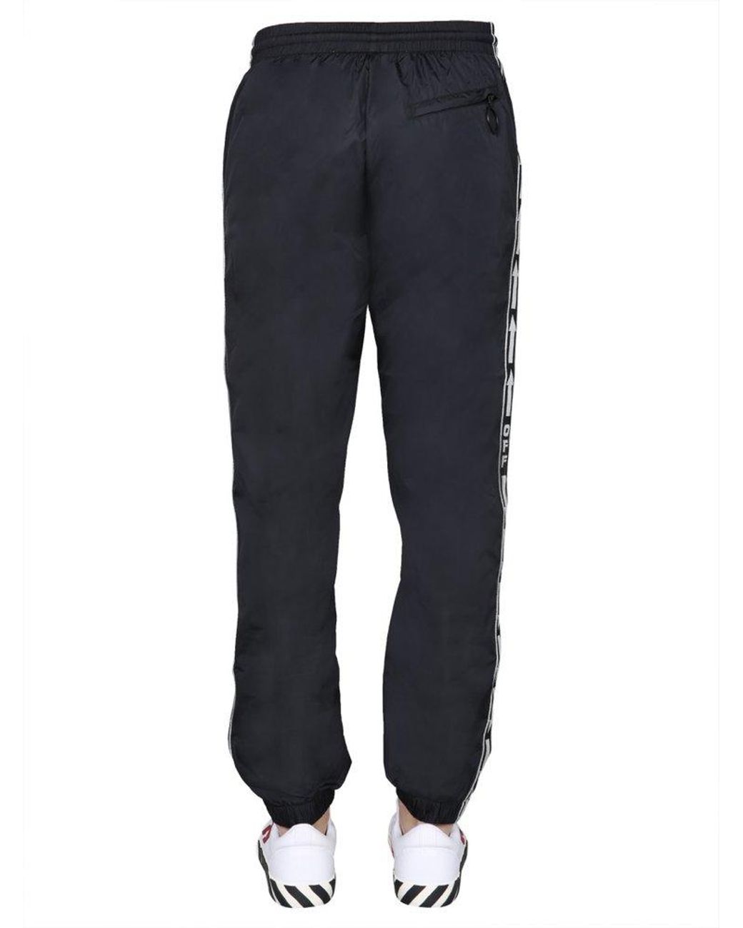Off white stripe sweatpants on sale