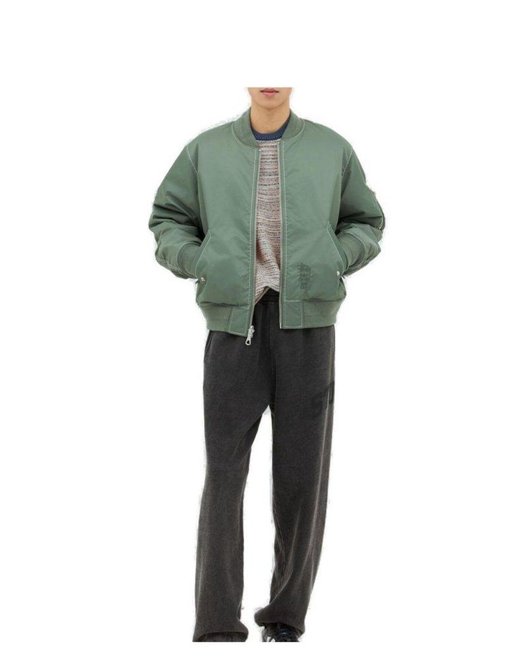 Stussy Built Reversible Bomber Jacket in Green for Men | Lyst UK