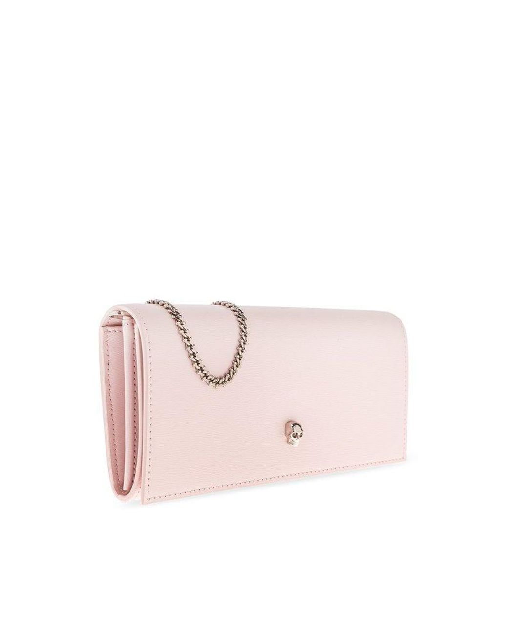 Alexander McQueen Wallet On Chain in Pink Lyst