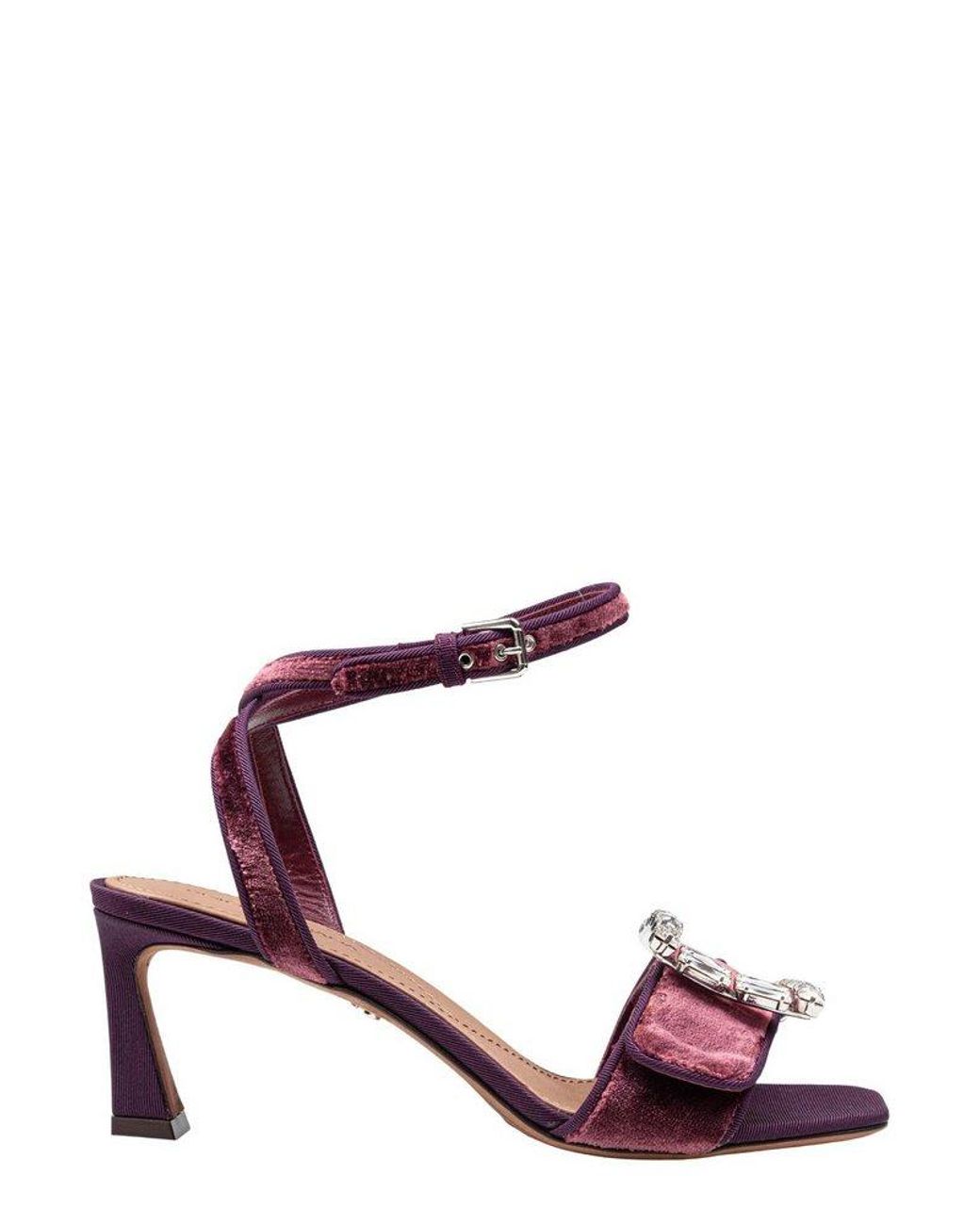【関税＆送料込み】Dolce & Gabbana Velvet Sandal Women's Sandals and Wedges | Dolce&Gabbana