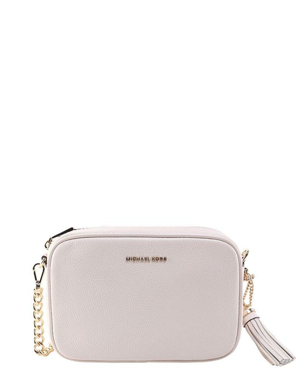 MICHAEL Michael Kors Ginny Crossbody Bag in White Lyst