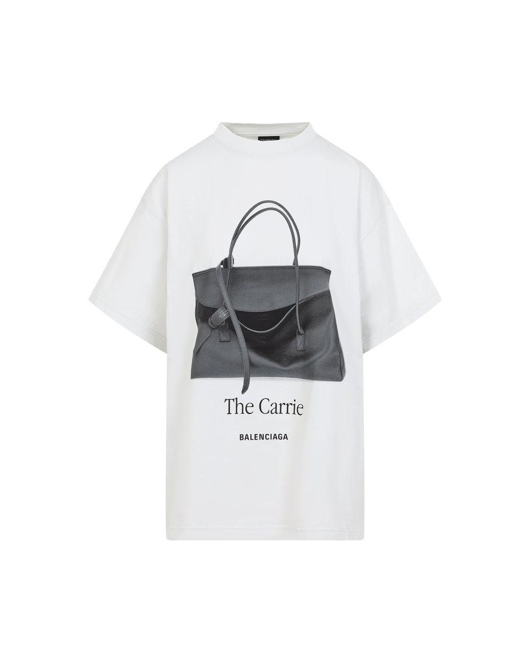 Balenciaga T-Shirt With Print in White | Lyst