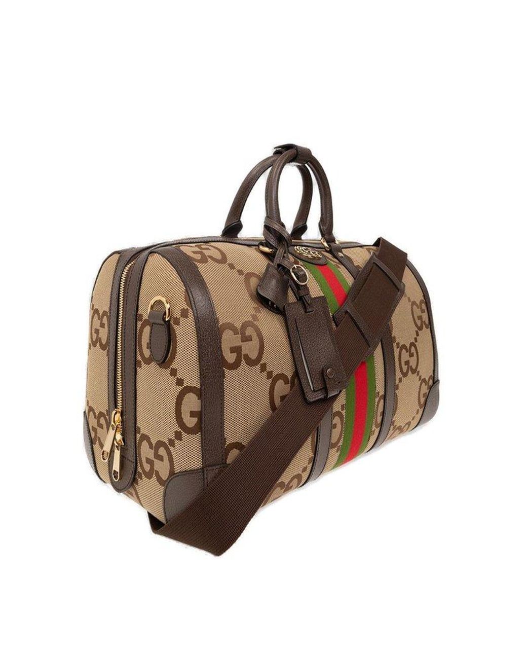 Gucci Savoy small duffle bag in red leather
