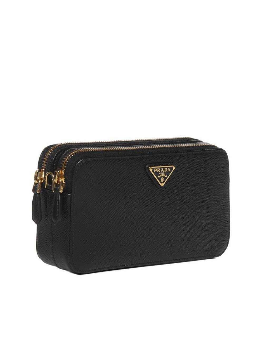 Prada Nylon Double-zip Camera Bag in Black