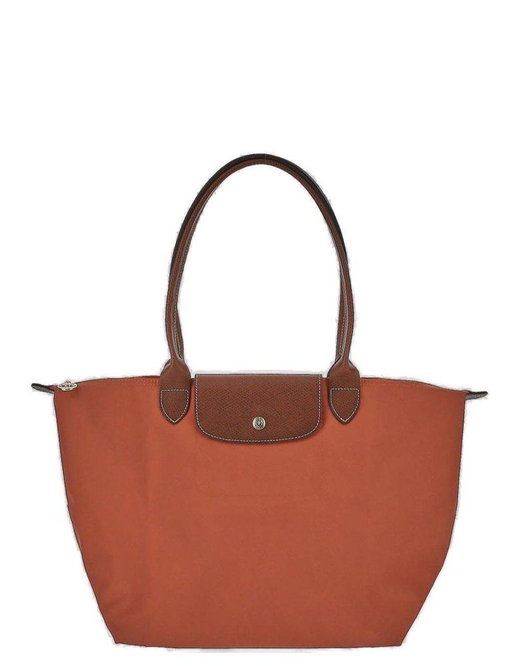 Longchamp Le Pliage Shoulder Bag in Orange Lyst