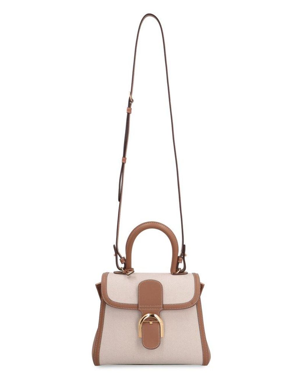 Delvaux Brilliant Pm Tote Bag in Natural | Lyst