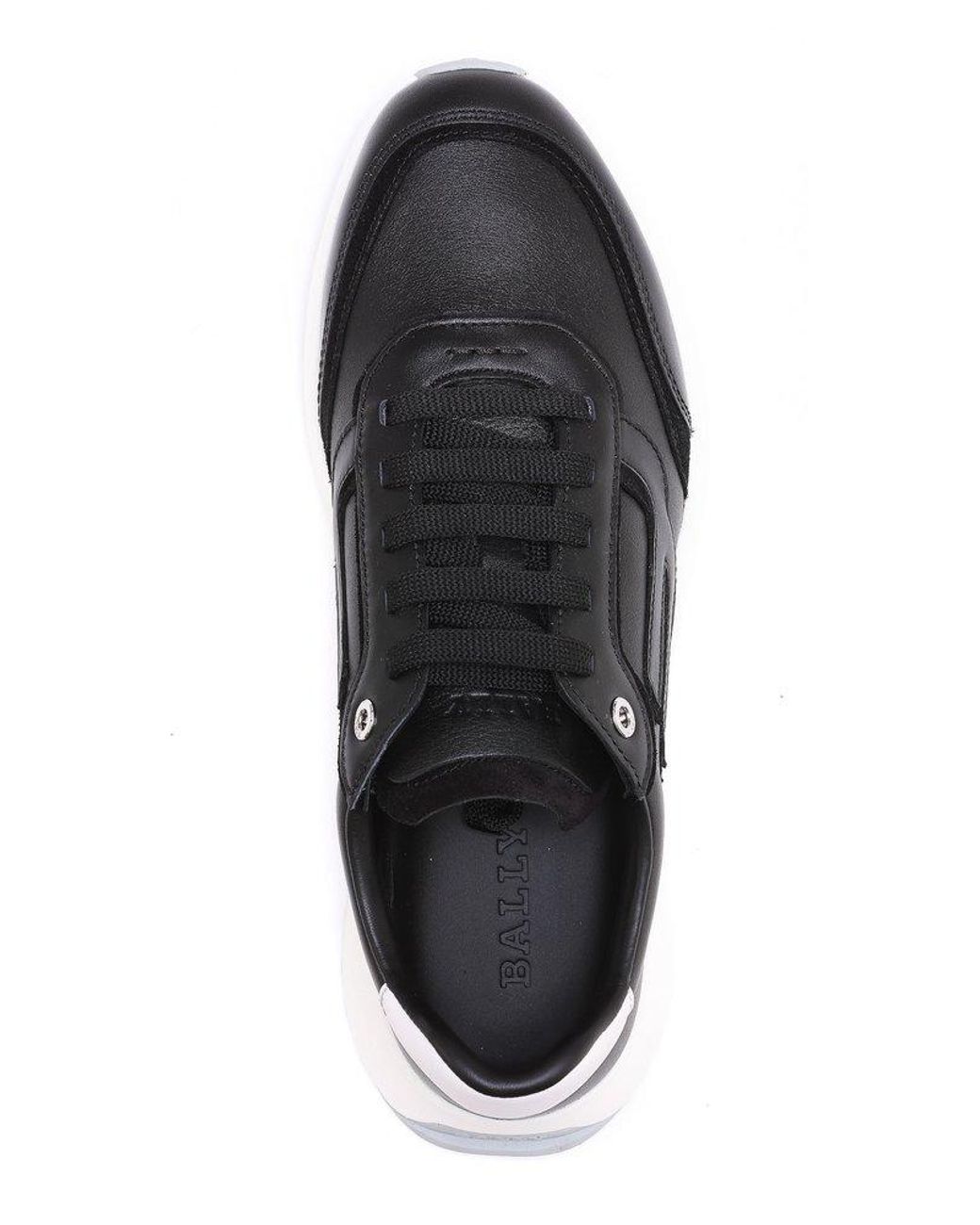 Bally Demmy Logo Detailed Low-top Sneakers in Black for Men | Lyst