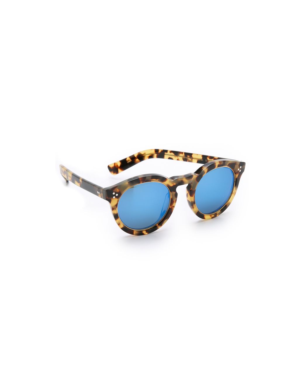 Illesteva Leonard Ii Ring Mirrored Sunglasses - Tortoise/blue in Brown |  Lyst