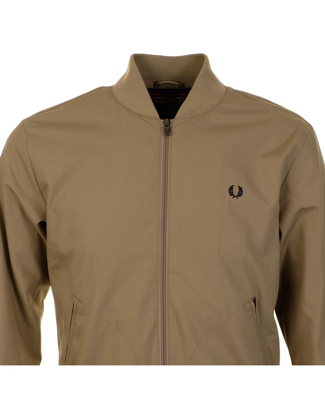 Fred Perry X Bradley Wiggins Tipped Bomber Jacket in Natural for Men | Lyst  UK