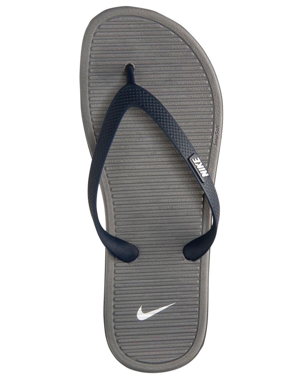 Nike Men's Solarsoft Thong From Finish in Blue for | Lyst