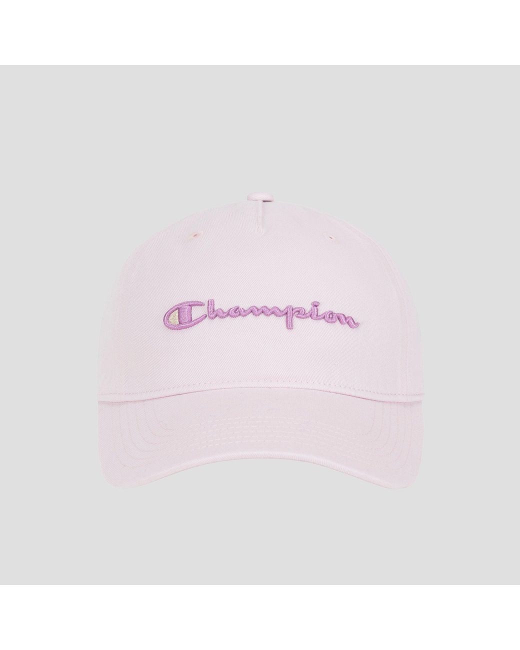 Champion Pink Script Embroidery Adjustable Cap
