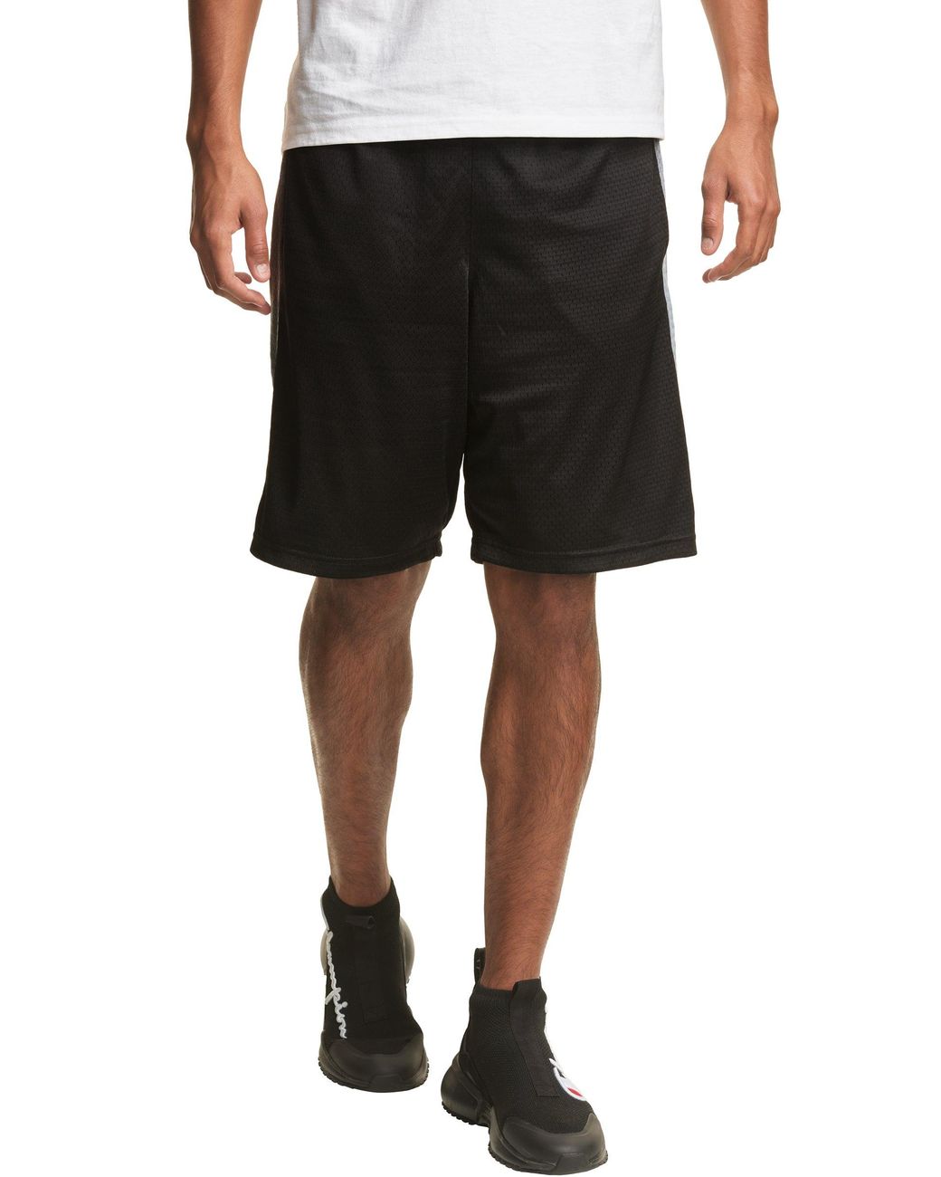 Champion Synthetic Athletics 10-inch Mesh Basketball Shorts in Black ...