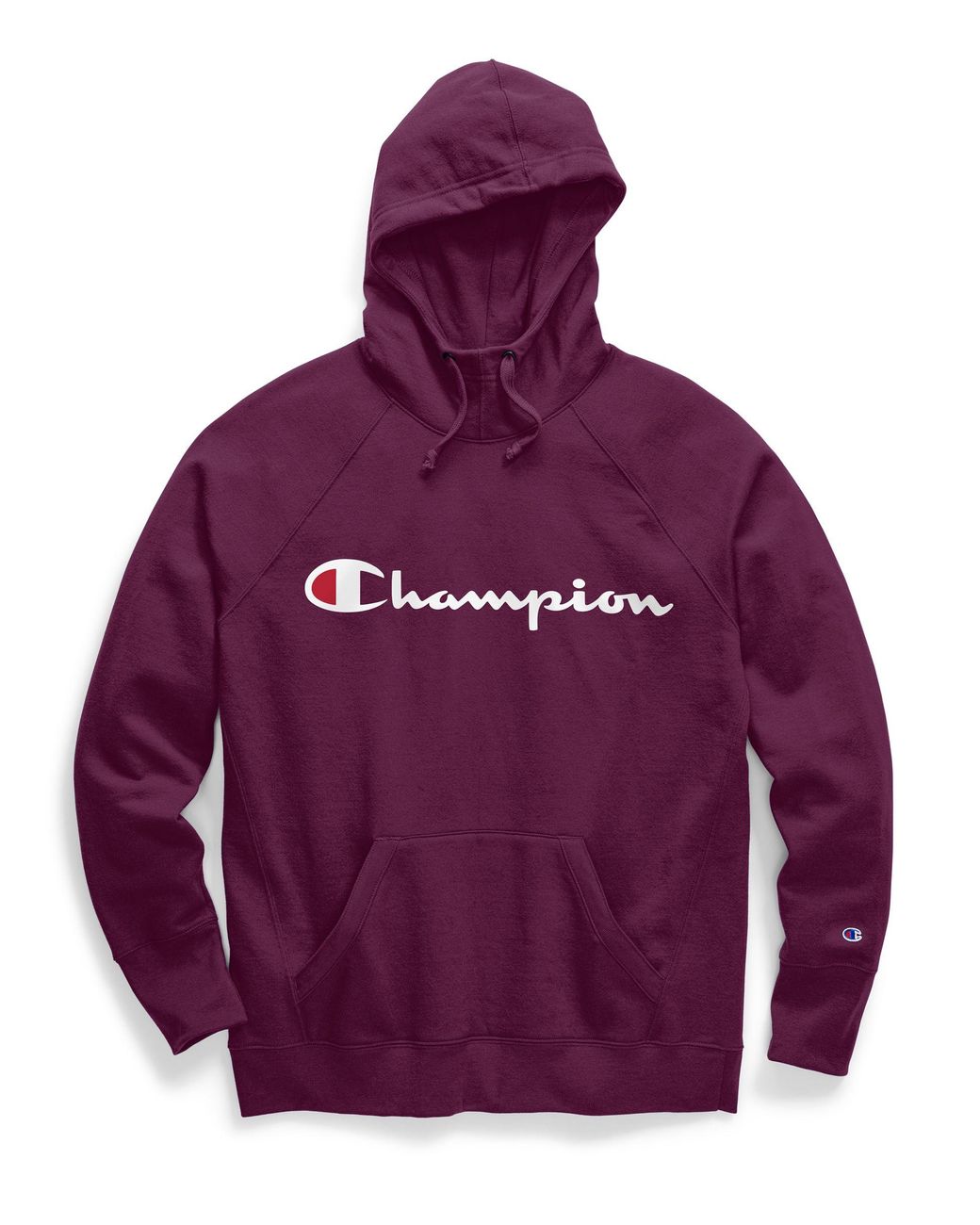 Champion Powerblend® Fleece Pullover Hoodie, Script Logo in Venetian ...