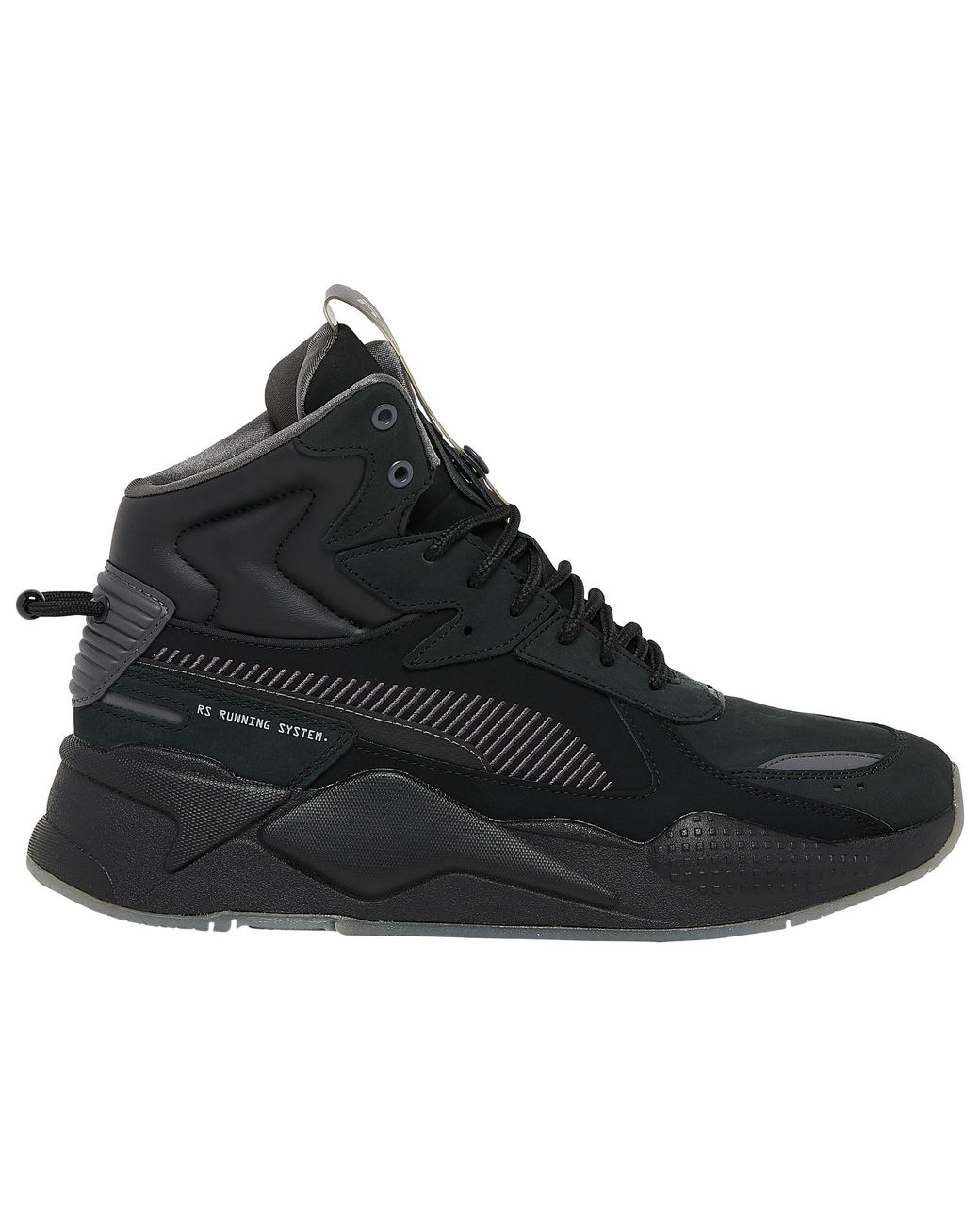 PUMA Rsx Mid Basketball Shoes in Black/Grey (Black) for Men Lyst