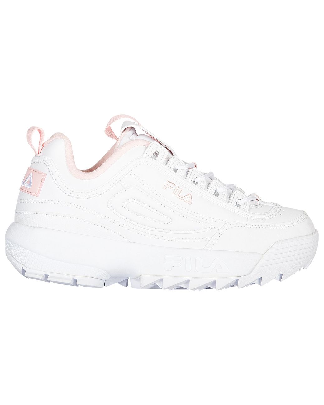 fila disruptor 2 premium white pink