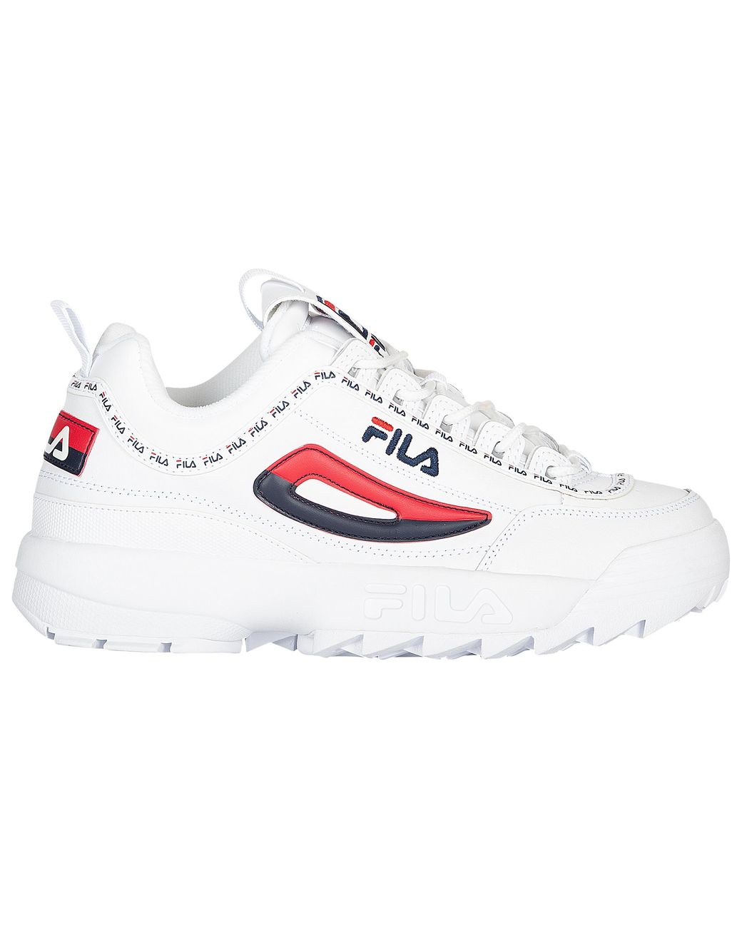 filas white red and blue