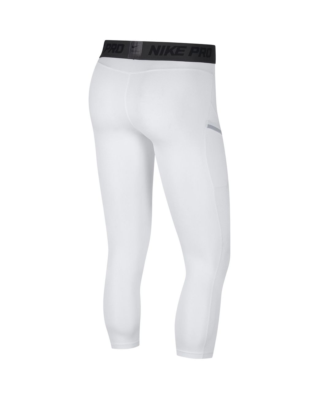 Nike Synthetic 3/4 Basketball Tights in White/Black (White) for Men | Lyst