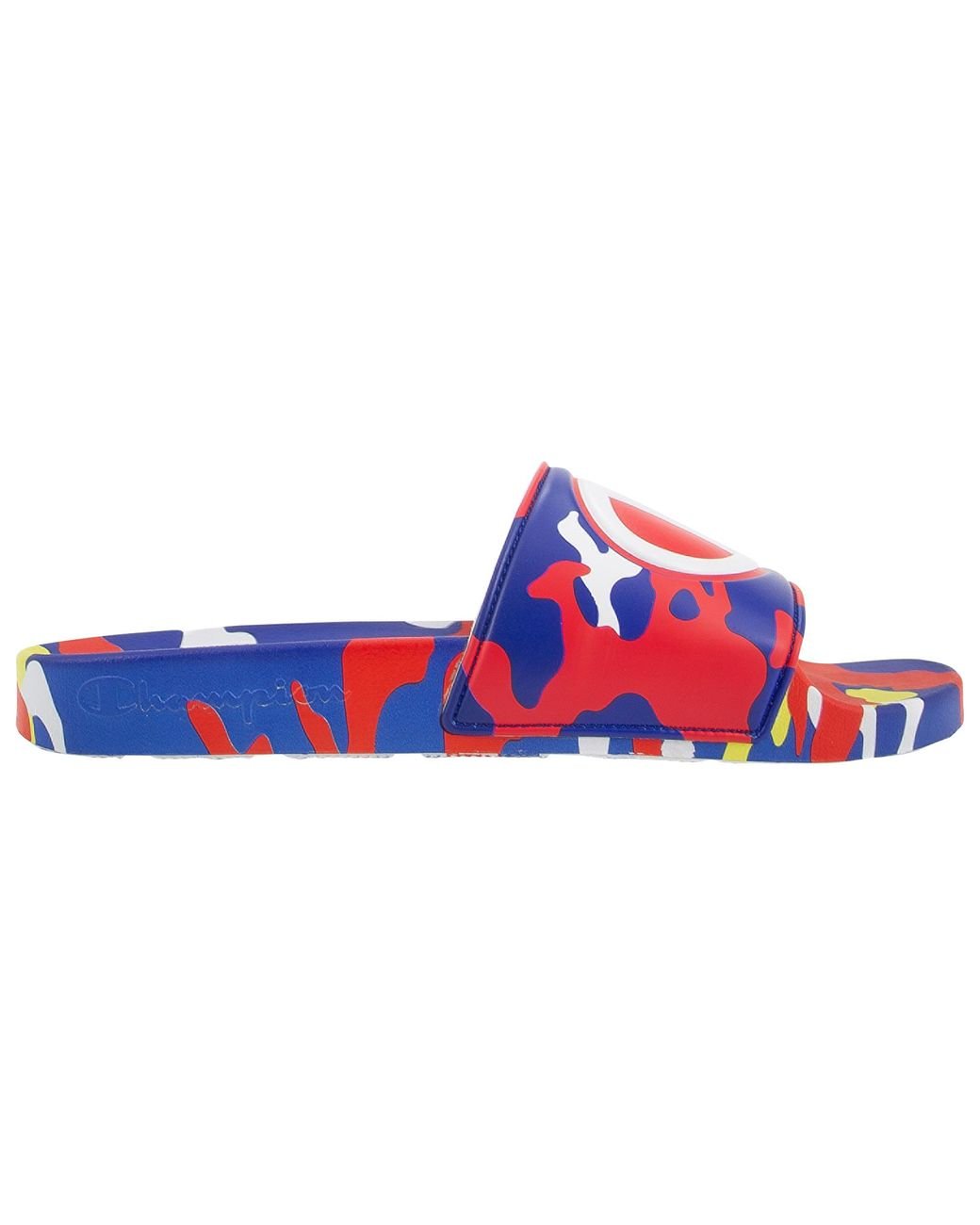 Champion Ipo Camo Slides - Shoes in Blue for Men - Lyst