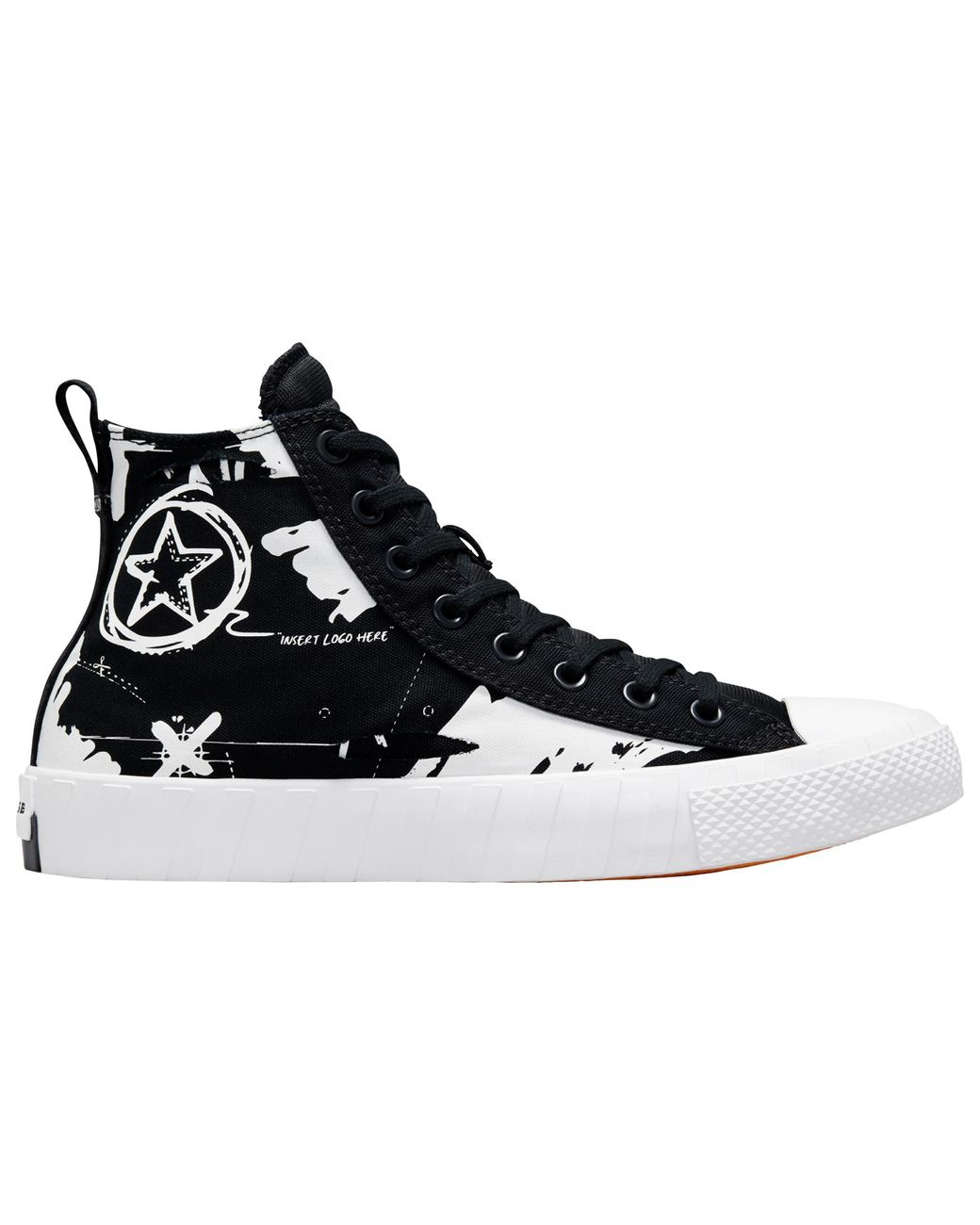 Converse Rubber Unt1tl3d Tear Away High Top Basketball Shoes in Black