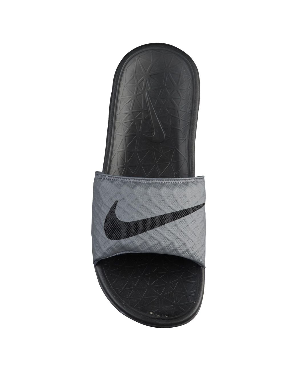 Nike Benassi Solarsoft Slide 2 in Gray (Red) for Men | Lyst