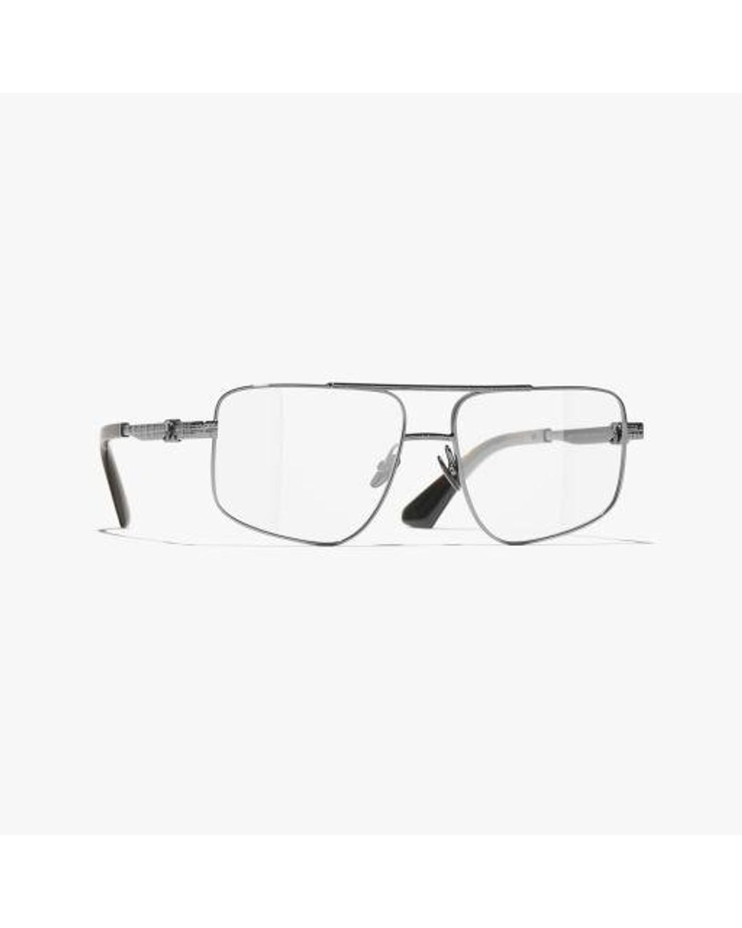 Chanel Metallic Pilot Eyeglasses