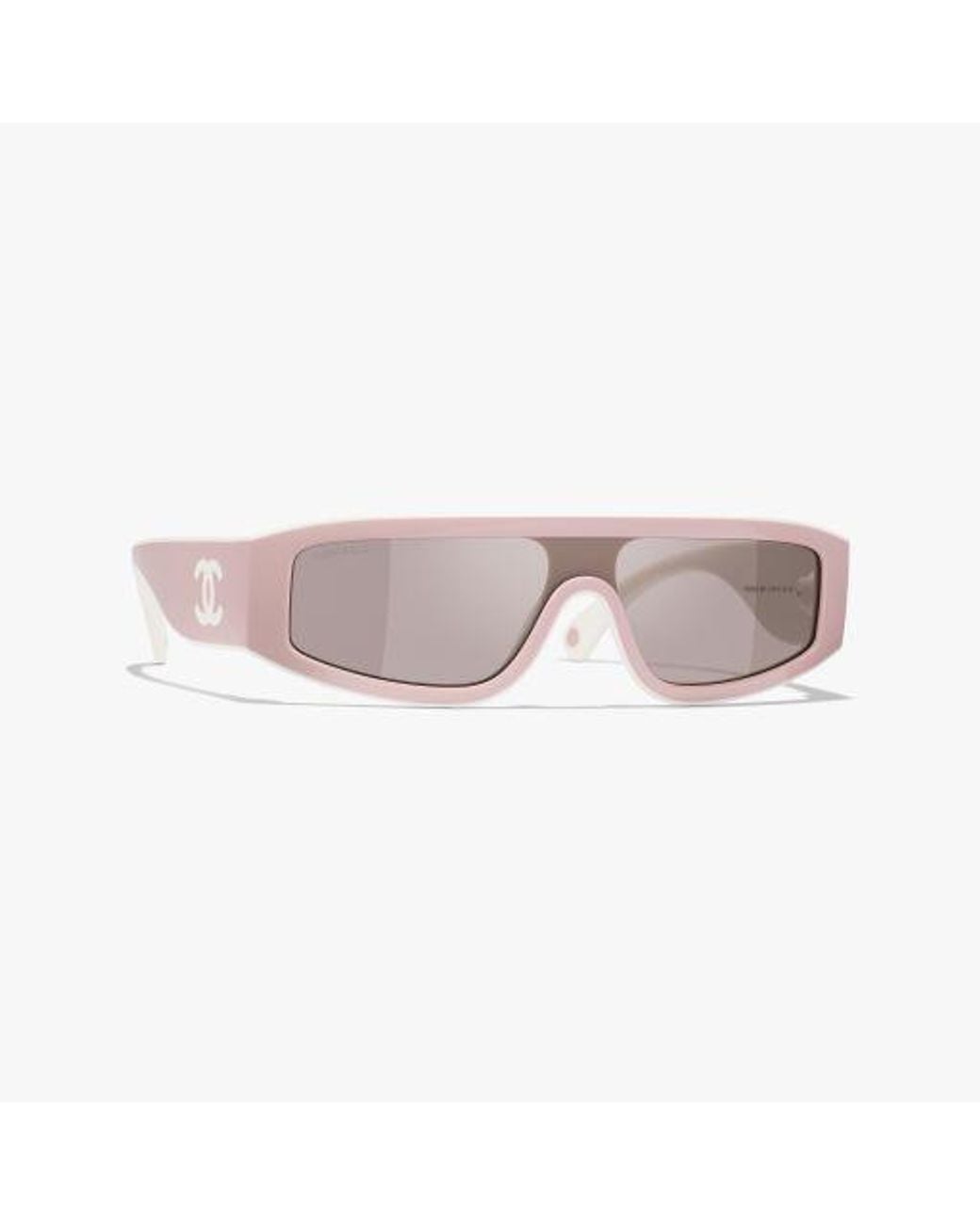 Chanel Pink Shield Sunglasses