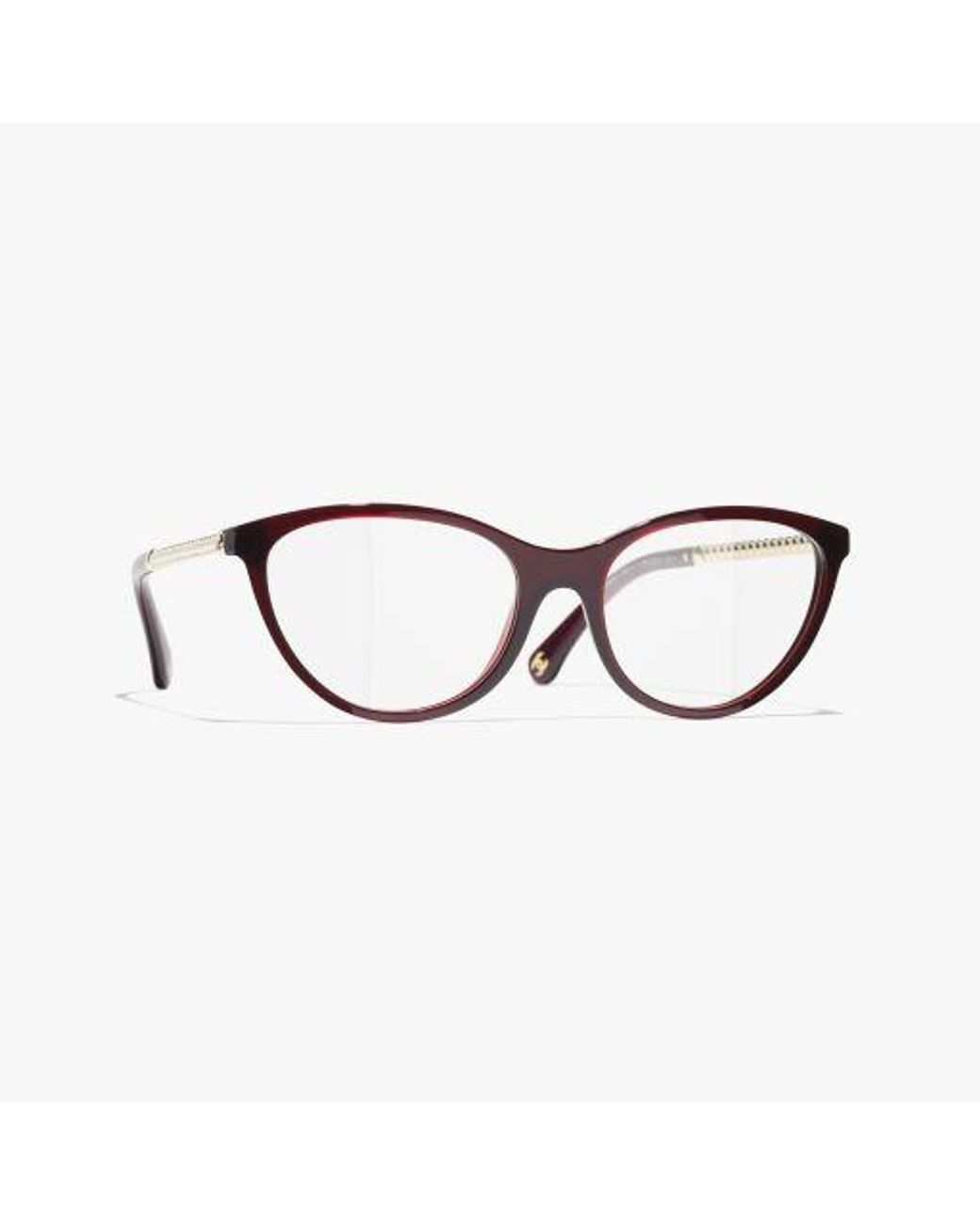 Chanel Red Cat-Eye Eyeglasses