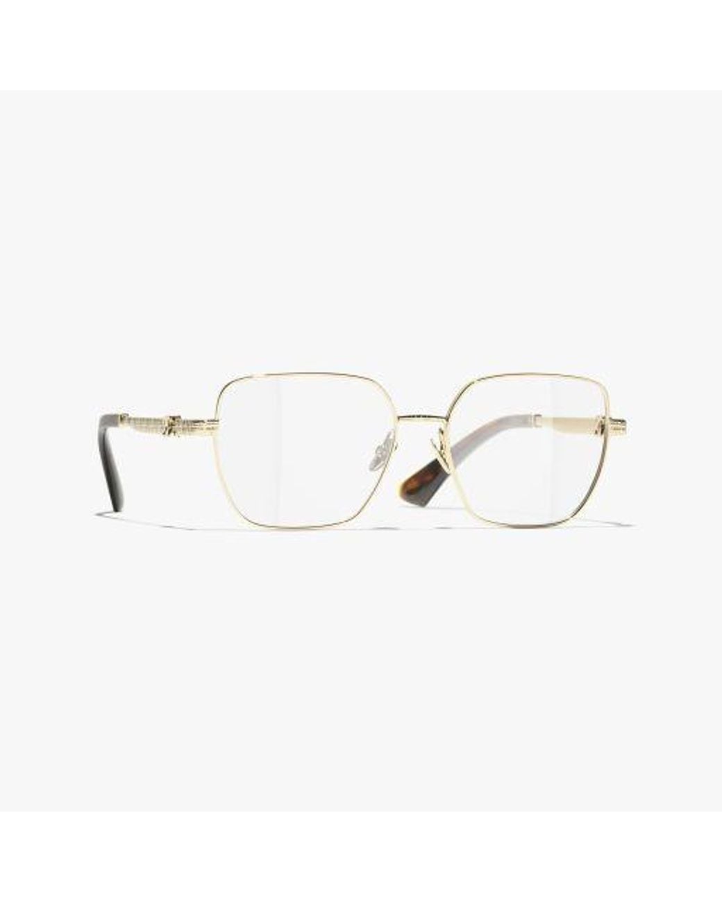 Chanel White Square Eyeglasses