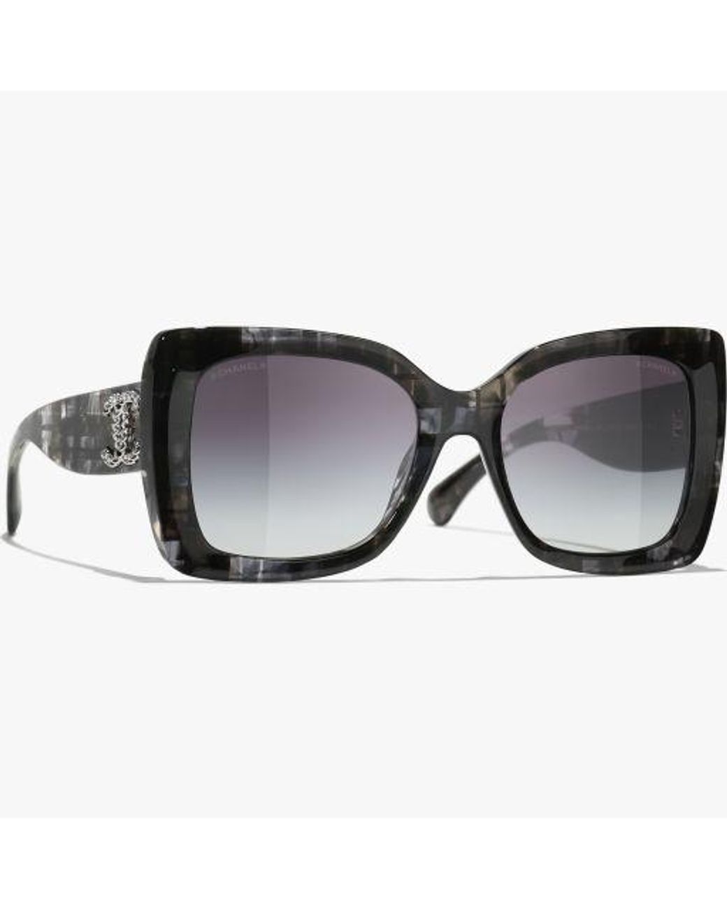 Chanel Black Square Sunglasses