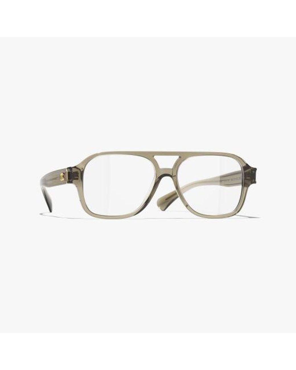 Chanel Metallic Pilot Eyeglasses