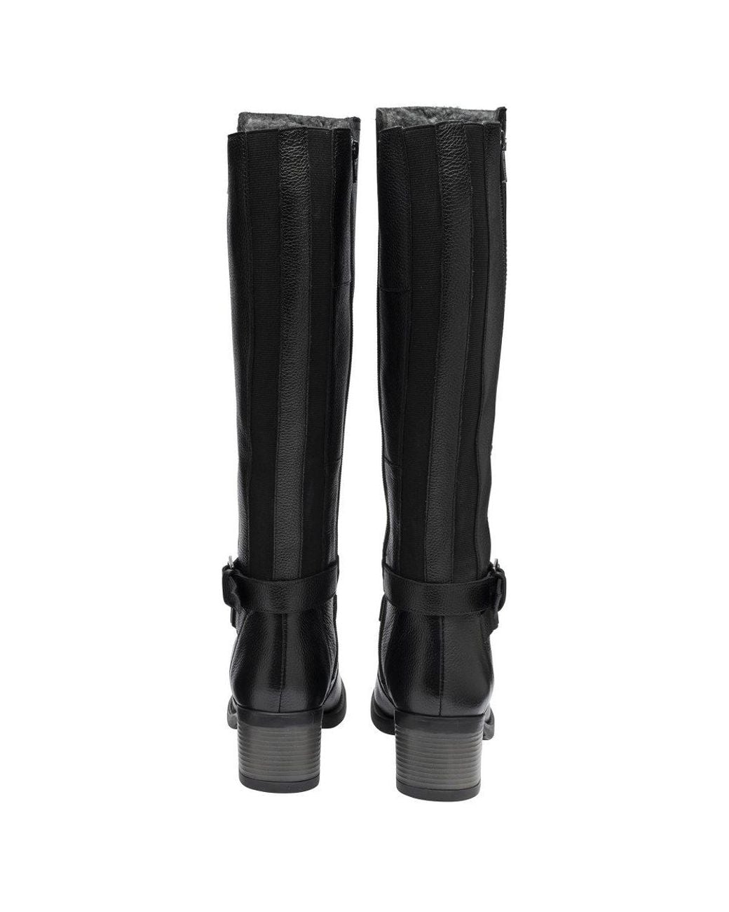 Lotus Black Lindy Knee High Boots