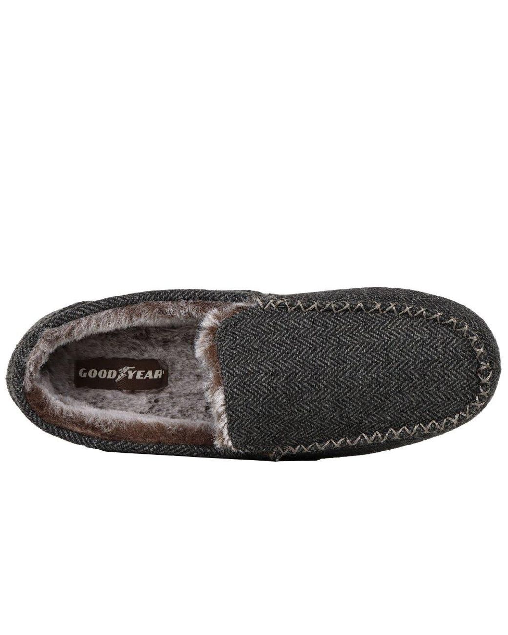 Goodyear Black Hendrix Full Slippers for men