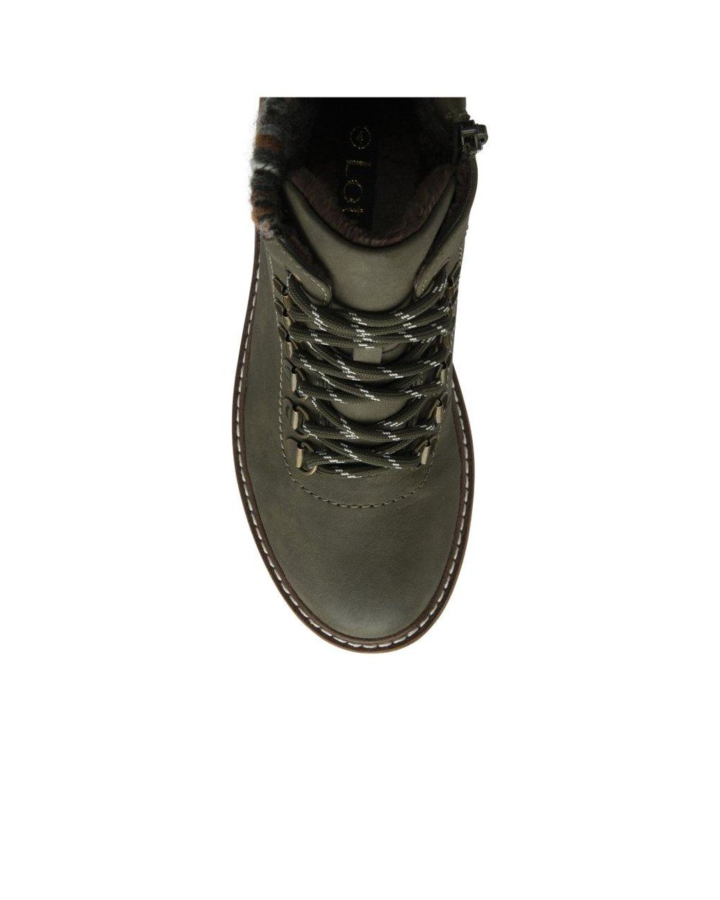 Lotus Green Myrtle Ankle Boots