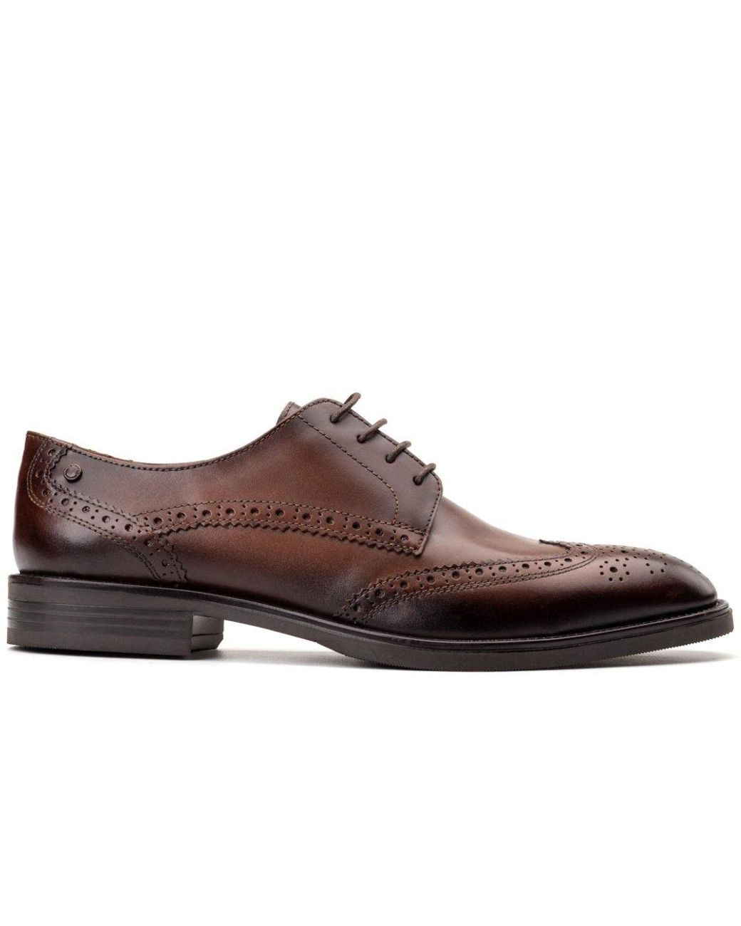 Base London Brown Pocket Brogues for men