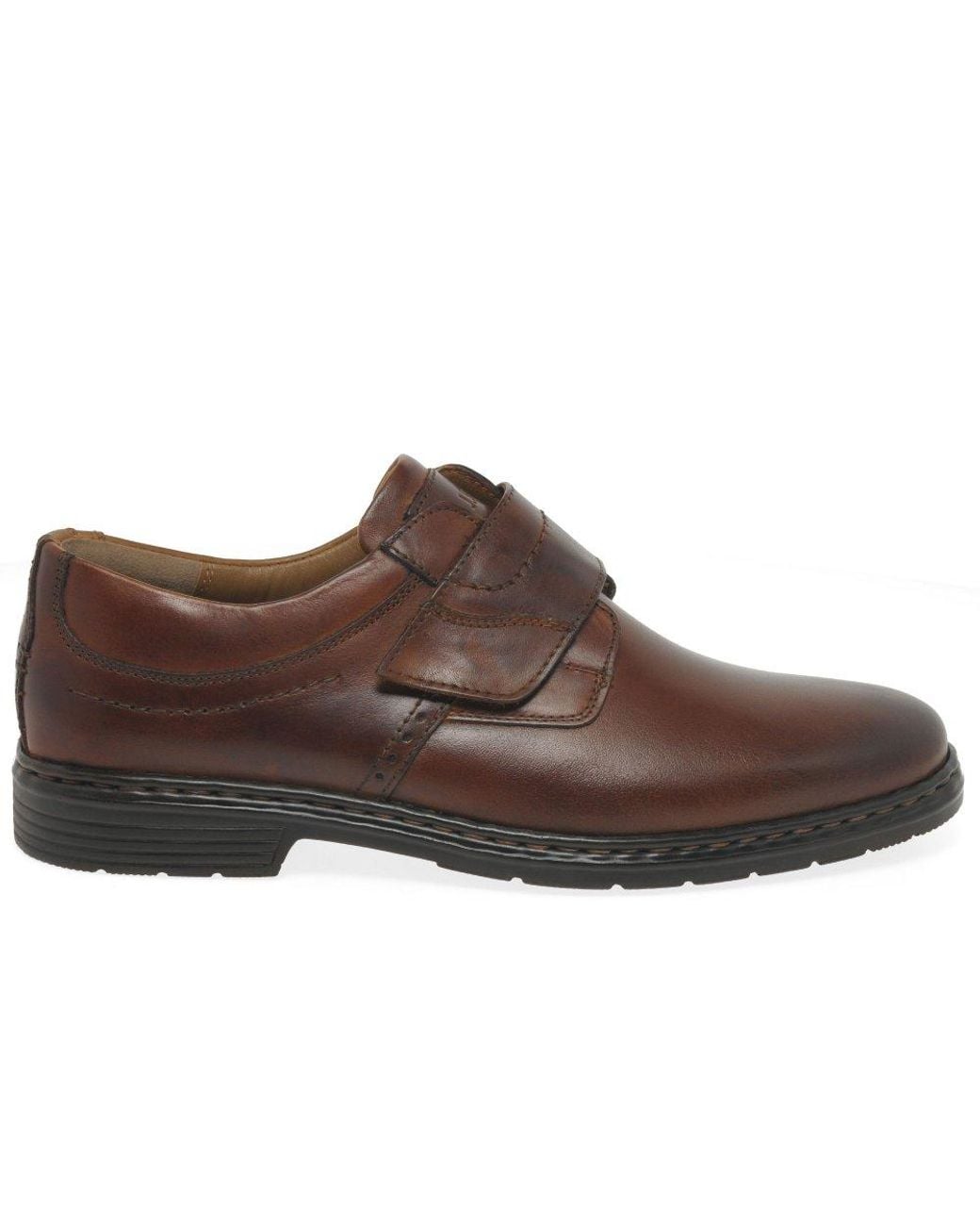 Josef Seibel Brown Alastair 16 Riptape Shoes for men