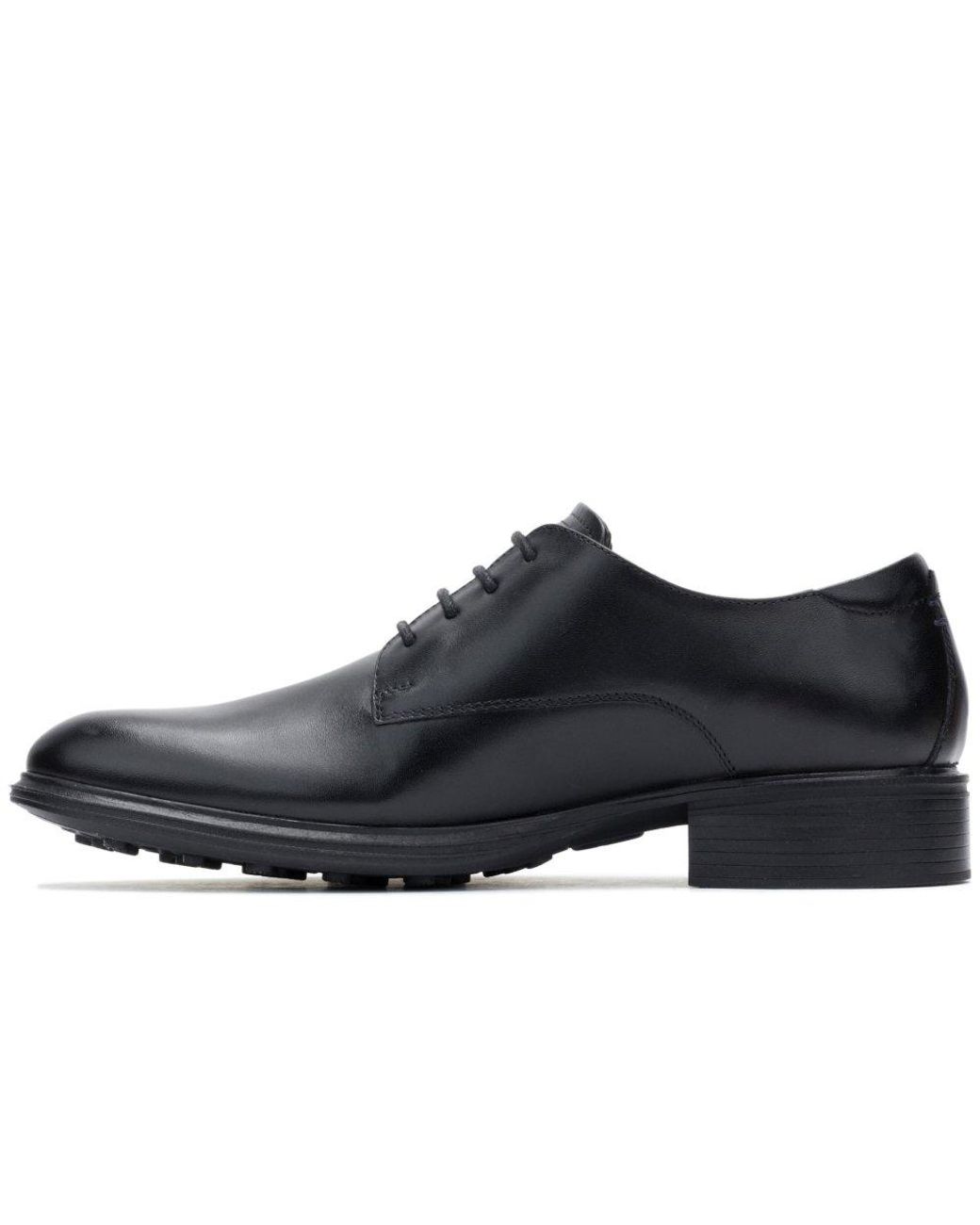Hush Puppies Black Lewis Oxford Shoes for men